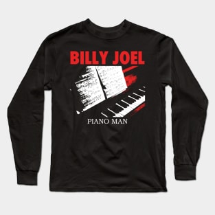 Piano Man Billy Joel music Long Sleeve T-Shirt